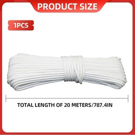 20 Meters Picture Hanging Cord, Heavy Duty Nylon String for Hanging Frames, Mirrors, and Artwork
