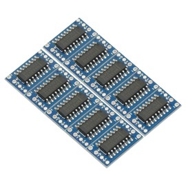 GODIYMODULES 10PCS Mini RS232 to TTL MAX3232 Levels to TTL Level Converter Board Serial Converter Board