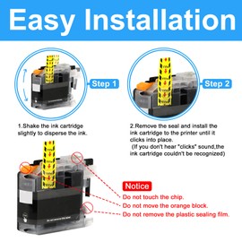 LCL LCL Compatible Ink Cartridge Replacement for Brother LC20E LC20EBK XXL MFC-J5920DW MFC-J985DW MFC-J775DW (2-Pack Black)