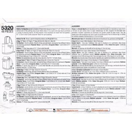 Simplicity Accessories Bags Pattern 5320 UNCUT