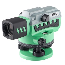 KEZERS 36X Automatic Optical Survey Level, High Precision Auto Level, Self-Leveling Tool for Builders, Waterproof/Height/Distance/Angle Measurement - KL-36X
