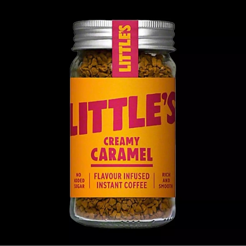 Little's Creamy Caramel Instant Coffee 1.76oz Flavor Infused Instant Coffee