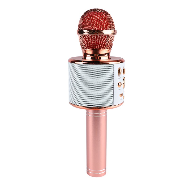 Kids Singing Microphone Portable Handheld Wireless Bluetooth Condenser Mic Speaker