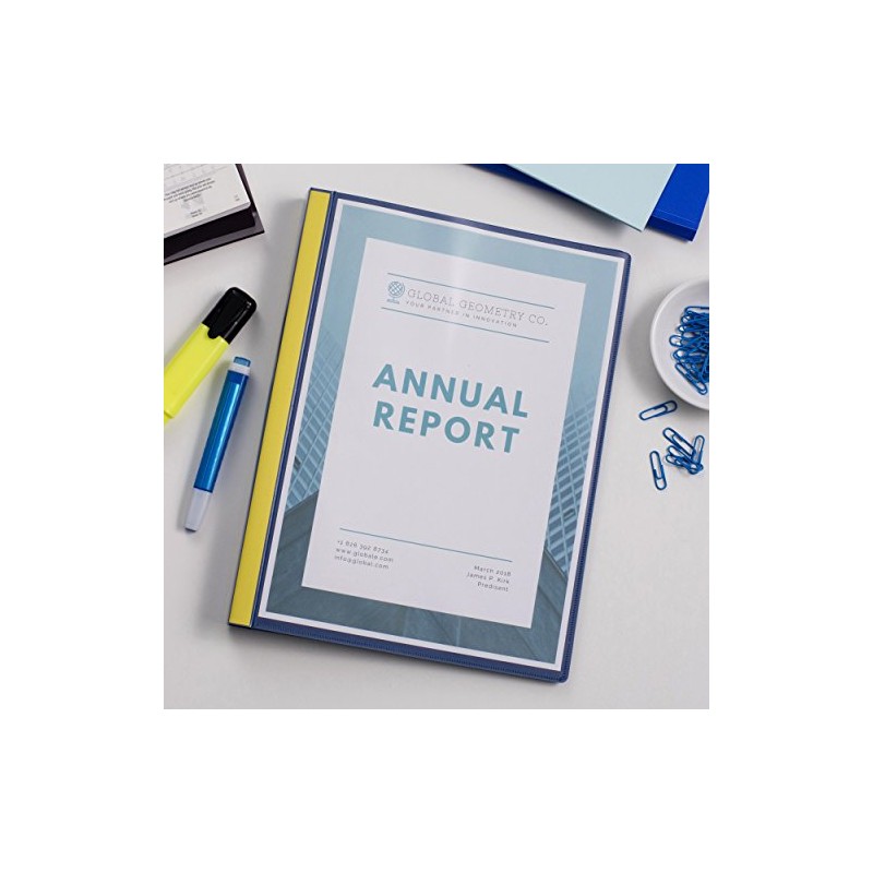 Avery Navy Insert Cover Display Book, 40 Pockets (47935)