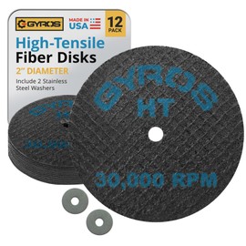 Gyros HT 11-32208/12 Fiberglass Reinforced Cut Off Wheel, 2-Inch Diameter, 12-Pack by Gyros