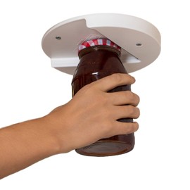 The Grip Jar Opener | Original Under Cabinet Jar Lid & Bottle Opener, Effortless for Weak Hands & Seniors with Arthritis - Made In USA