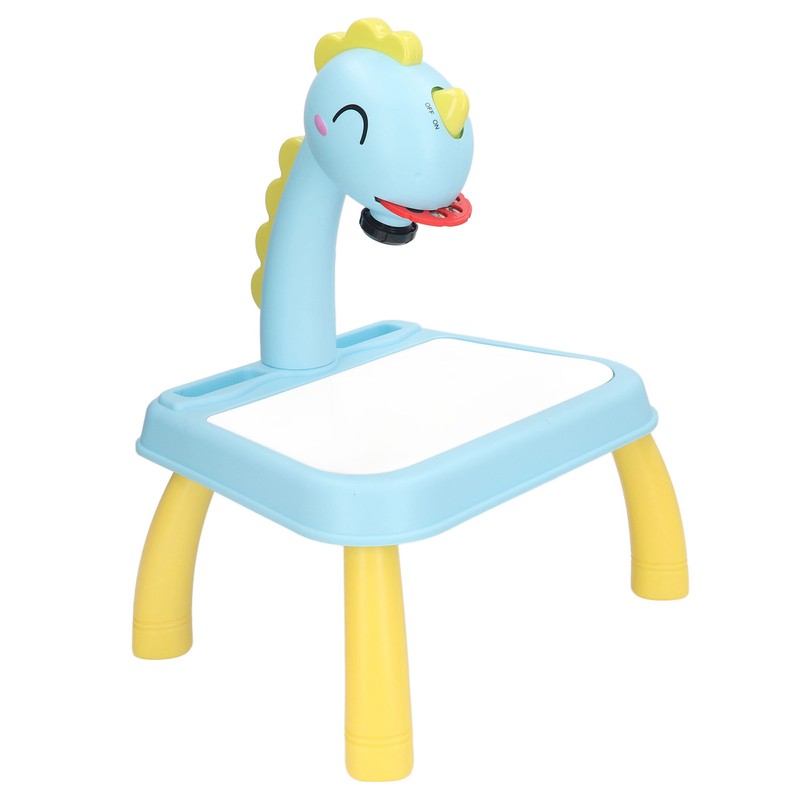 Drawing Projector Table Cute Dinosaur Design Bright Colors Detachable Smart