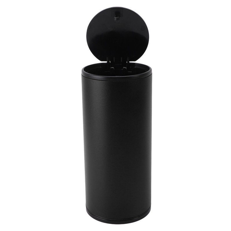 Car Ashtray with Push Type Lid Aluminum Alloy Multifunction Mini