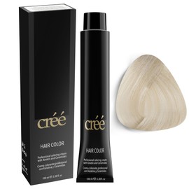 Cree Professional 901S Ash Ultra Superlightener Permanent Hair Color - Long Lasting, Rich Vibrant - Gray Coverage 100ml - 3.4 fl.oz.