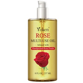 Yoken Multi-Used Oil For Skin,Face,Body And Hair, Organic Blend Oil With Vitamin e & Almond oil, Nourishing & Hydrating Bath Oils For Moisture & Skin Softness For Daily Care