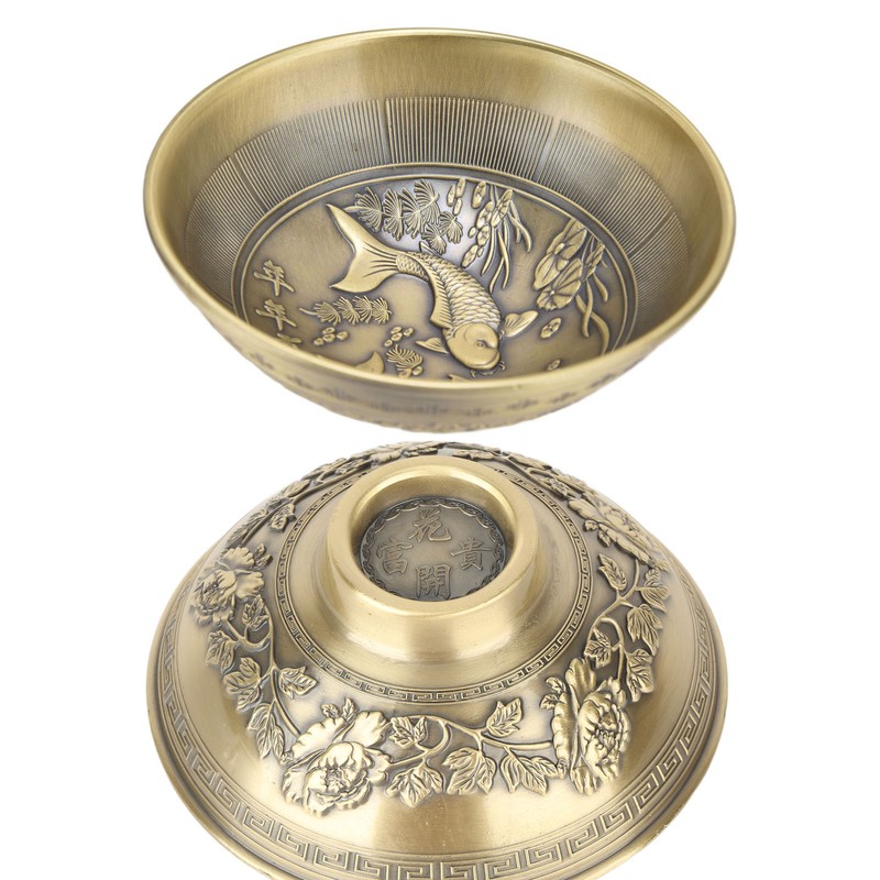 Retro Home Incense Burner Copper Alloy Smoked Incense Burner Holder