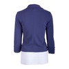 Auliné Collection Blazer de punto de color sólido para mujer,