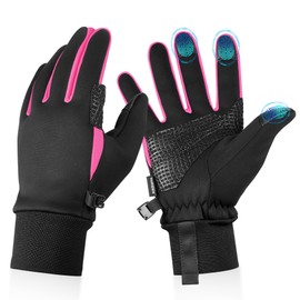 Sukeen Non-Slip Winter Gloves Cycling Gloves Men Women Winter Touchscreen Gloves Windproof Thermal Gloves Winter Sports Gloves for Cycling Running Hiking Driving Work Outdoor