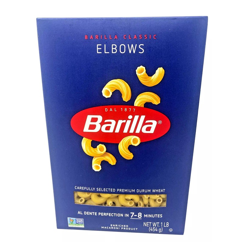 Barilla Classic Pasta Variety Pack –Spaghetti, Penne, Elbows –3 Boxes