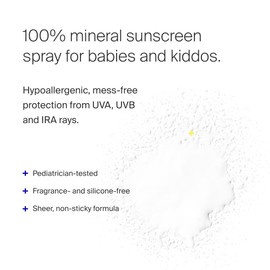 Supergoop! Sunnyscreen 100% Mineral Spray SPF 50, 3.4 fl oz - Face & Body Sunscreen for Babies & Kids - 100% Non-Nano Mineral Formula - Pediatrician Tested, Hypoallergenic, Fragrance & Silicone Free
