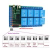 Remote Control Module 8 Channels 433.92MHz Multifunctional 100m Fixed Encoding