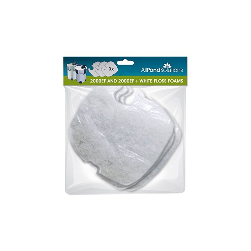 Replacement Foams fits All Pond Solutions 2000EF and 2000EF+ Aquarium