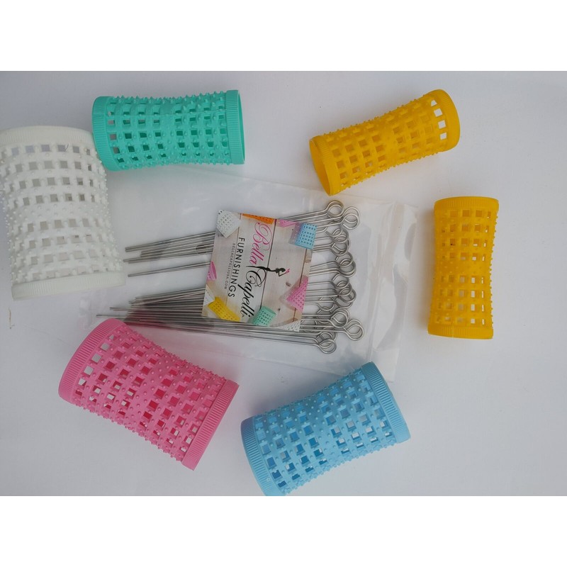 BellaCapelliUSA.com Bag of 25 "P" shaped premium Hourglass Rollers hair