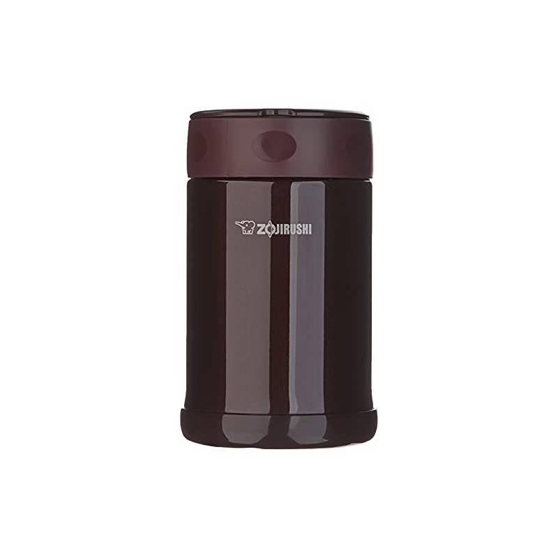 Zojirushi Stainless Steel Food Jar, Medium, Dark Brown