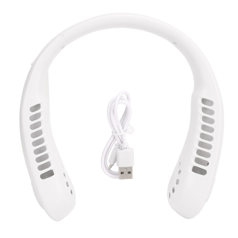 Portable Neck Fan USB Rechargeable Comfortable Cooling Bladeless Neck Fan