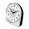 Atlanta Alarm clock without ticking quartz analogue silver - 1996-19