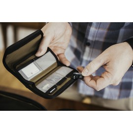 Gomatic McKinnon Memory Card Case- Durable SD Memory Card Protective Holder, Fits 6 SD & 2 C-Fast Cards with Zipper Pocket for Mini-SD