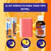 Kit Express Aclara Serum + Crema + Limpiador Con Vitamina