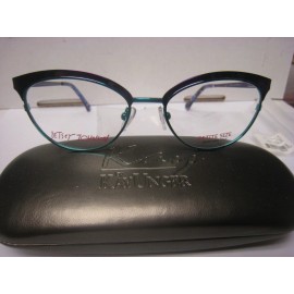 Betsey Johnson Fox Eyeglasses 50-16-135-35V  PURPLE with Unger case