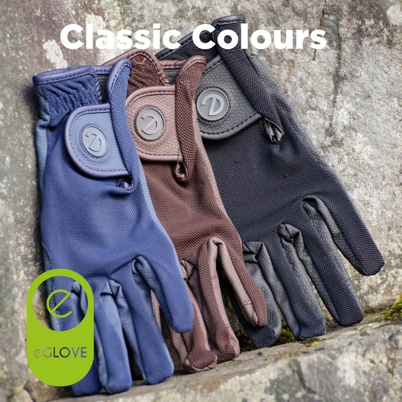 eGlove - eQUEST GripPro X-LITE Horse Riding Gloves - Lightweight,