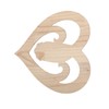 Wooden Sculpture Wall Art Handshake Craft Statue for Home Office