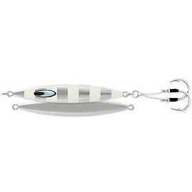 Daiwa Jig Saltwater SA-SK200G06 Saltiga SLK Metaljig, 7oz, 9/0 Assist Hooks, Zebra
