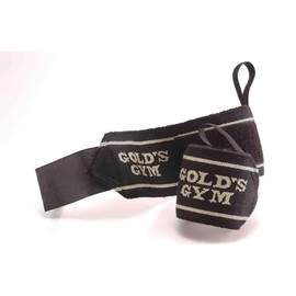 GOLD'S GYM Stability Wrist Wraps with Loops for Beginners and Advanced Users to Reduce Wrist Strain and Protection! Moderate firmness and flexibility. Press Type Bench Press Chest Press For Injury