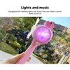Musical Light Up Bubble Blower Innovative Hexagram Shape Princess Electric