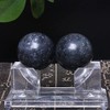 Pelotas de ejercicio de mármol de color gris oscuro para