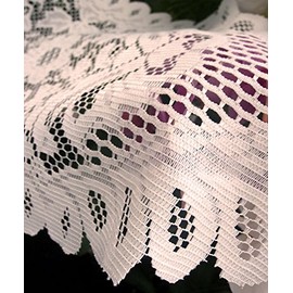 PoshNPretty Ivory Floral Lace Table Runner - 13" x 76" - LS165-82