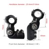 UPANBIKE Adjustable Bike Stem Riser Adapter 120 Degree 31.8mm*55mm Adjustale