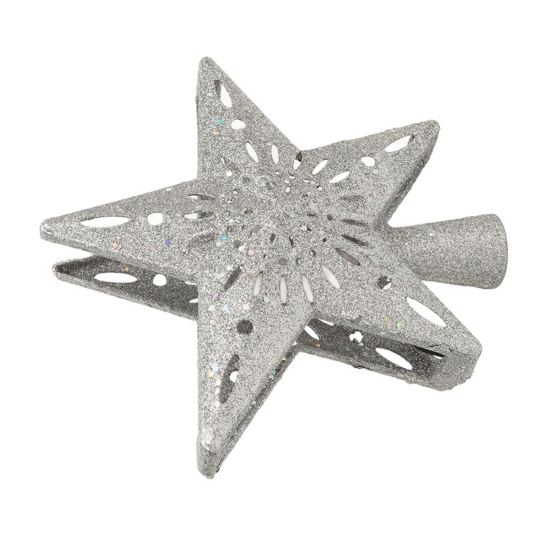 Christmas Tree Topper Lighted with Projector Christmas Star Tree Topper