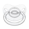 Landofgenie Large Shield Adult Size Pacifiers Butterfly Shape Transparent Design