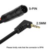 MEIRYFA 5 Pin Dash Cam Cable Rear View Camera Wire