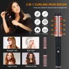 Thermal Brush with 3 Interchangeable Heads Heated Round Brush for