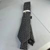 ALFANI ALFATECH Mens Necktie Pelican Neat Black Stain Resistant New