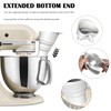 2026 Upgraded Flour Funnel for KitchenAid Stand Mixer, Silicone Foldable