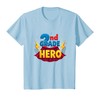 1st Day of 2nd Grade Boys Hero Superhero Back to