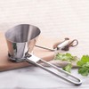 HAOHIZE Coriander Chopper, Stainless Steel Manual Herb Spice Mill Vegetable