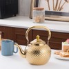 SANQIAHOME 1500ml teapot with Infuser stainless steel Water Boilers lifting