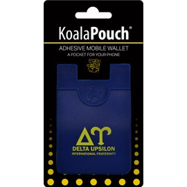 Delta Upsilon - Koala Pouch - Adhesive Cell Phone Wallet