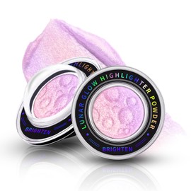 HOSAILY Chameleon Face Highlighter Palette, Multichrome Glitter Shimmer Highlighter Makeup, Holographic Sparkle Color Shifting Inner Corner Eye Highlighter Illuminator, Silky Creamy Mineral Eyeshadow1