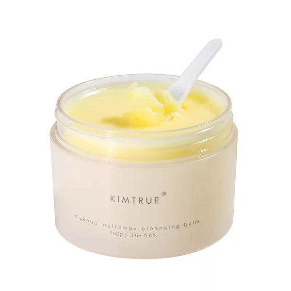 Kimtrue Makeup Remover Melting Balm to Oil,2 in 1 Makeup Cleansing Balm for Face with Bilberry&Moringa Seed Extracts Gentle and Nourishing Facial cleansing for All Skin Type-100g/3.53 oz