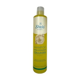 Sheló NABELExtra Hydration Collagen Shampoo, 17.92 fl oz/Shampoo Extrahidratante Colageno Fortalece y Restaura el Cabello Danado 530ml