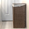 Blue Ridge Basket Company Synthetic Wicker Laundry Hamper Basket with